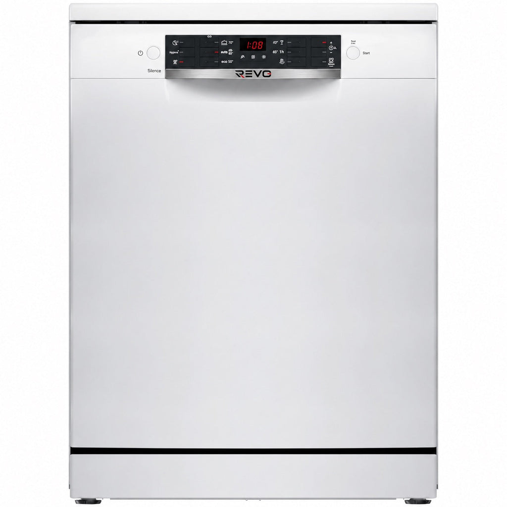 Lave-Vaisselle REVO Clario – 60 cm – 6 Programmes – Séchage Extra – 48 dB – Panier Réglable 3 Niveaux