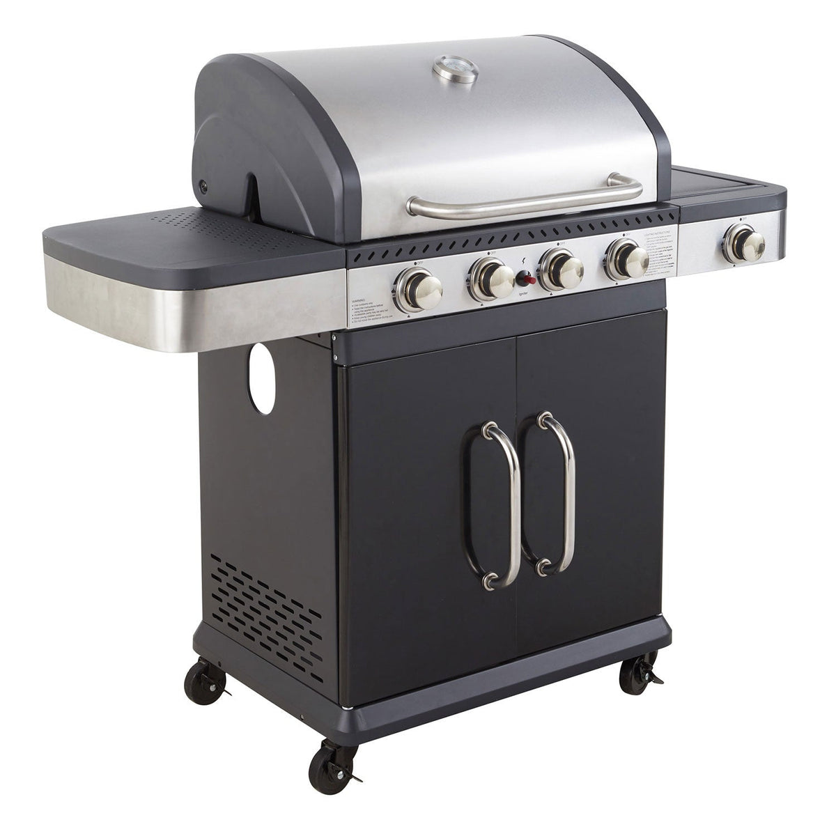 Gas barbecue Mallorca XL – 4 burners 14.5 kW with side table