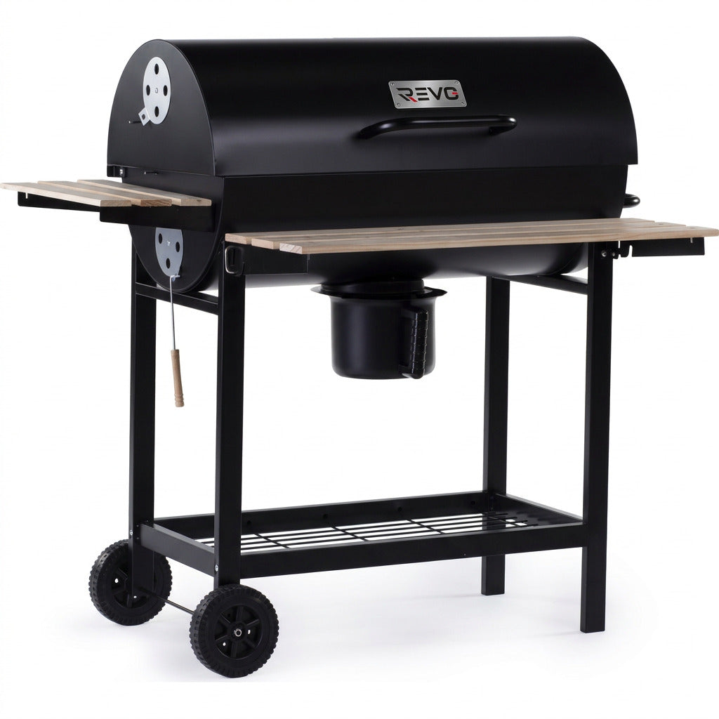 American Charcoal Barbecue REVO Granada - Large Cooking Surface - Smoker