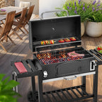 Barbecue fumoir REVO Toledo – XXL – Grille en fonte – Charbon de bois