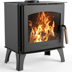 Poêle à bois REVO 11,8 kW – Bûches 52 cm – Vitre propre
