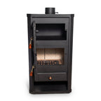 Wood stove REVO 12 kW – Integrated oven – Top outlet