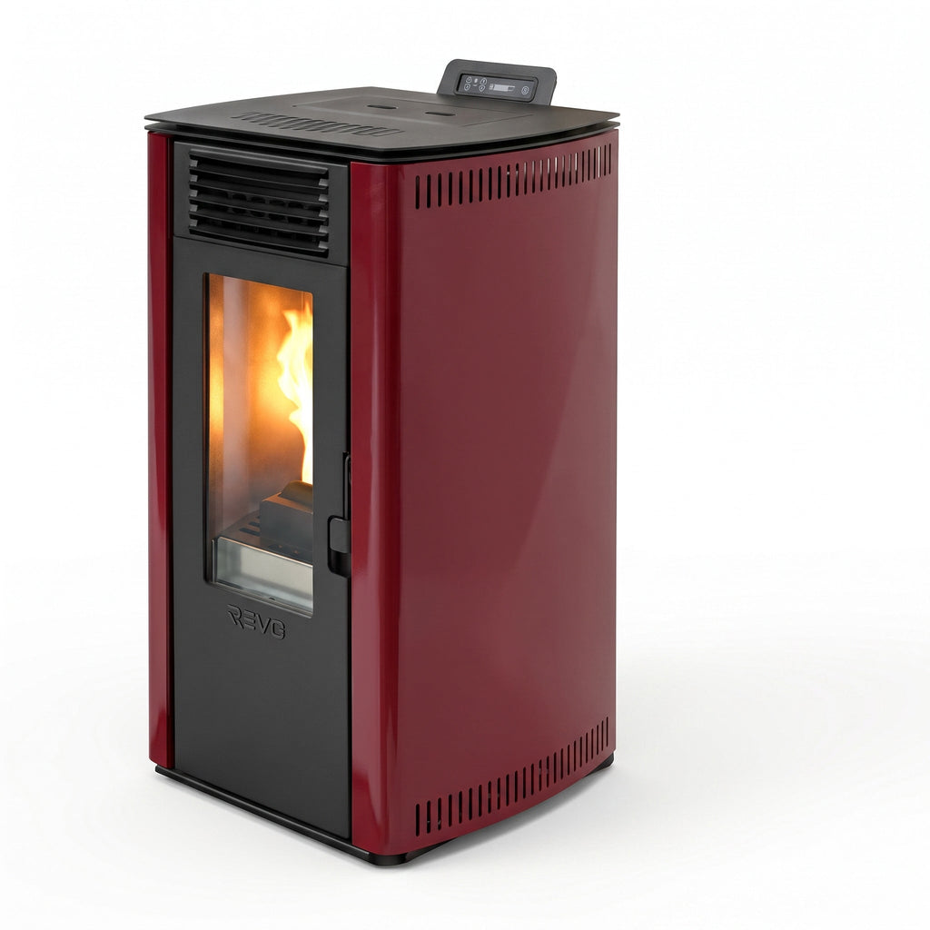 Pellet stove REVO 8 kW – Steel – Programmable – Up to 200 m³