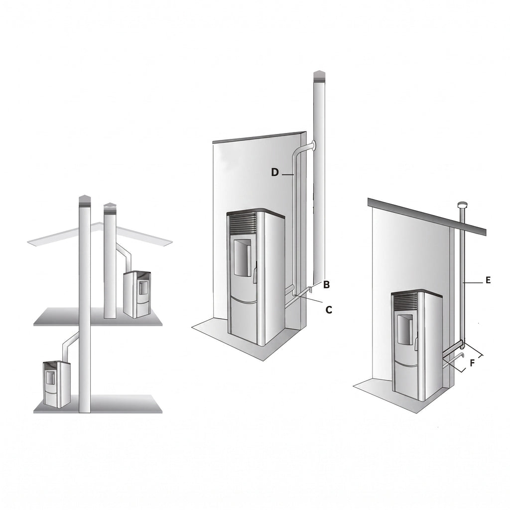 Pellet stove REVO 8 kW – Steel – Programmable – Up to 200 m³