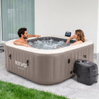 Spa gonflable REVO Aqua Zen – 4 places – 140 jets – chauffage 40°C – Wi-Fi & LED