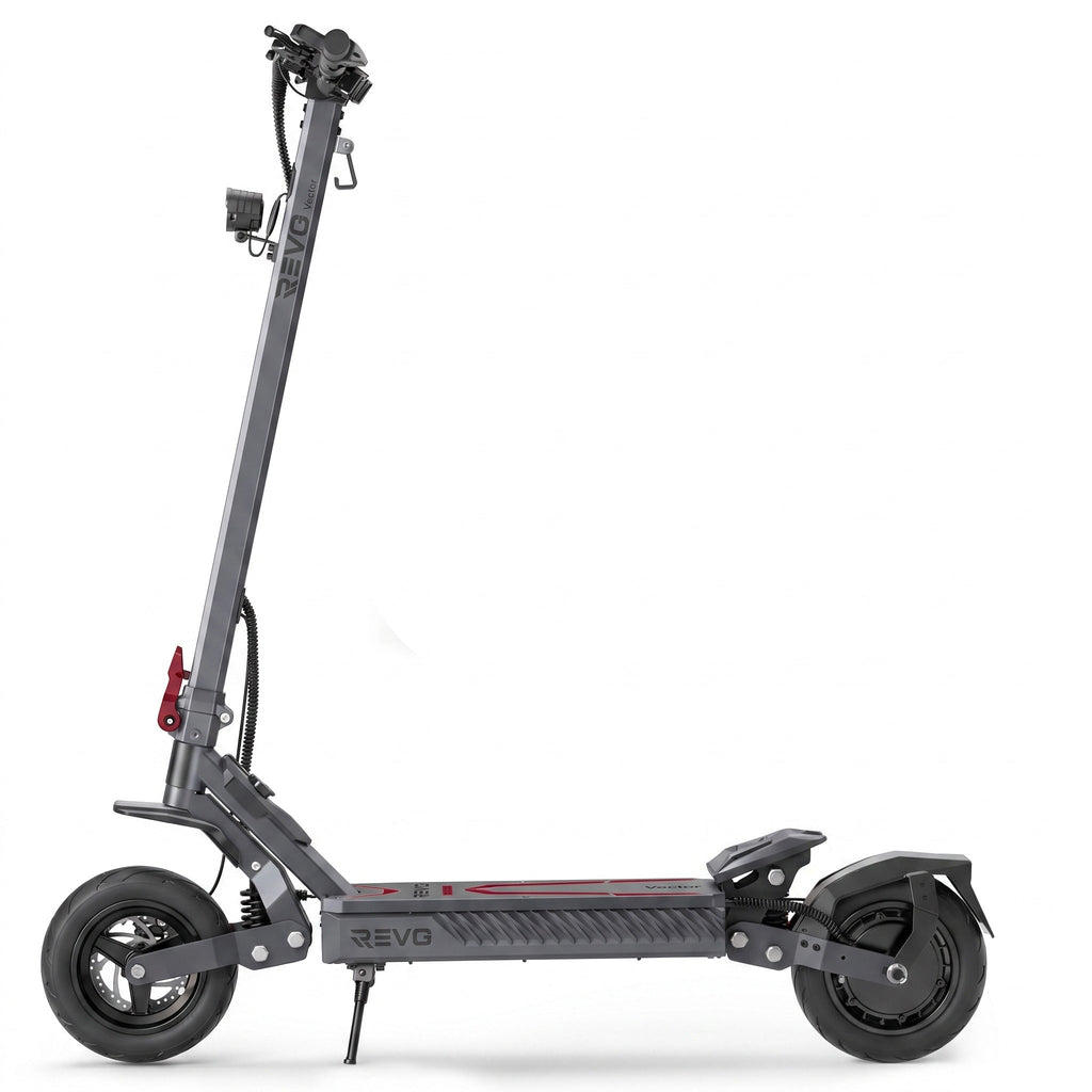 Trottinette électrique REVO Vector – 1100 W max. – Autonomie 70 km – Batterie 48 V 13 Ah – Pneus 10" – Suspension et NFC