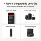 Robot aspirateur laveur REVO Orbit 18 – 18 000 Pa avec station sans sac 4 L & navigation LiDAR