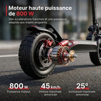 Trottinette électrique REVO Titan 800 – 800 W – Autonomie 45 km – Batterie 48 V 15 Ah – Pneus tout-terrain 10 po