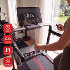 Tapis de course pliable REVO Vantage – Moteur 3,0 CV – Inclinaison manuelle 16 % – Vitesse 1-10 km/h – Télécommande