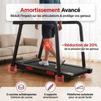 REVO SafeWalk 3 - Treadmill 3.0 HP - 0.8 to 8.5 km/h - Handrails & Heart Rate Monitor