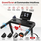 REVO SafeWalk 3 - Treadmill 3.0 HP - 0.8 to 8.5 km/h - Handrails & Heart Rate Monitor