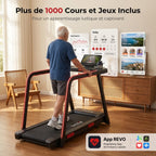 REVO SafeWalk 3 - Treadmill 3.0 HP - 0.8 to 8.5 km/h - Handrails & Heart Rate Monitor
