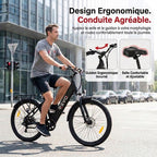 Electric Bicycle REVO Venture – 250 W – Range up to 100 km – 561.6 Wh Battery – 27.5 Wheels – Hydraulic Brakes
