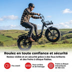 Electric Fat Bike REVO Terra Boost – 250 W – Range up to 126 km – 48 V 13 Ah Battery – 75 Nm Torque – 20 x 4 Tires