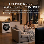 Lave-linge à hublot REVO Majesta 13 – Lave-linge 13 kg – Classe A – 1400 tr/min – 15 programmes – Vapeur et connecté