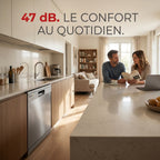 Free-Standing Dishwasher REVO Soreva 12 – 12 Place Settings – 47 dB – 6 Programs – Hygienic Wash 72°C – Stainless Steel