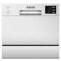 Compact Dishwasher REVO Compacta 6 – 6 Place Settings – 6 Programs – 47 dB – 30 min Quick Cycle – White