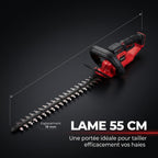 Cordless Hedge Trimmer REVO Silex 55 – 18 V – 55 cm Blade – Cuts up to 19 mm – Up to 75 min Runtime