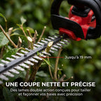 Cordless Hedge Trimmer REVO Silex 55 – 18 V – 55 cm Blade – Cuts up to 19 mm – Up to 75 min Runtime
