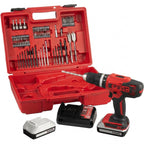 Perceuse-visseuse à percussion sans fil REVO Forge 42 – 18 V – 42 Nm – 2 batteries 2 Ah – 74 accessoires – mandrin 13 mm