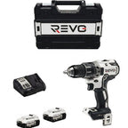 Cordless Drill Driver REVO Striker 70 – 18V – 70 Nm – 2 x 5Ah Batteries – Brushless – 13mm Chuck – Case Included
