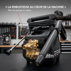 Nettoyeur Haute Pression REVO Atlas 130 – 2 200 W – 130 bars – 450 L/h – Pompe en laiton – Flexible 8 m