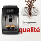 REVO Crema Bean-to-Cup Coffee Machine – Automatic Espresso Grinder 1500 W – 2 Coffees – Touch Screen – Milk Frother – 1.8 L