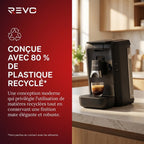 Capsule Coffee Machine REVO Duoza – 1,450 W – 3 Coffee Styles – 2 Cups Simultaneously – 1.2 L Tank