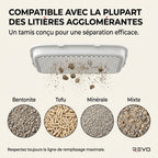 Litière autonettoyante pour chats REVO Felixa 106 – 106 L – Contrôle par application – Jusqu’à 15 kg