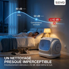 Litière autonettoyante pour chats REVO Felixa 106 – 106 L – Contrôle par application – Jusqu’à 15 kg
