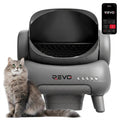Litière autonettoyante pour chats REVO Serenis 14 – Conception ouverte, bac à déchets 11,23 L, application Wi-Fi & 9 capteurs de sécurité