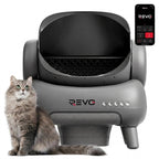 Litière autonettoyante pour chats REVO Serenis 14 – Conception ouverte, bac à déchets 11,23 L, application Wi-Fi & 9 capteurs de sécurité