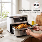 Friteuse à air chaud REVO Astoria 10 – 10,4 L – 2 zones de cuisson – 7 modes – 2 470 W