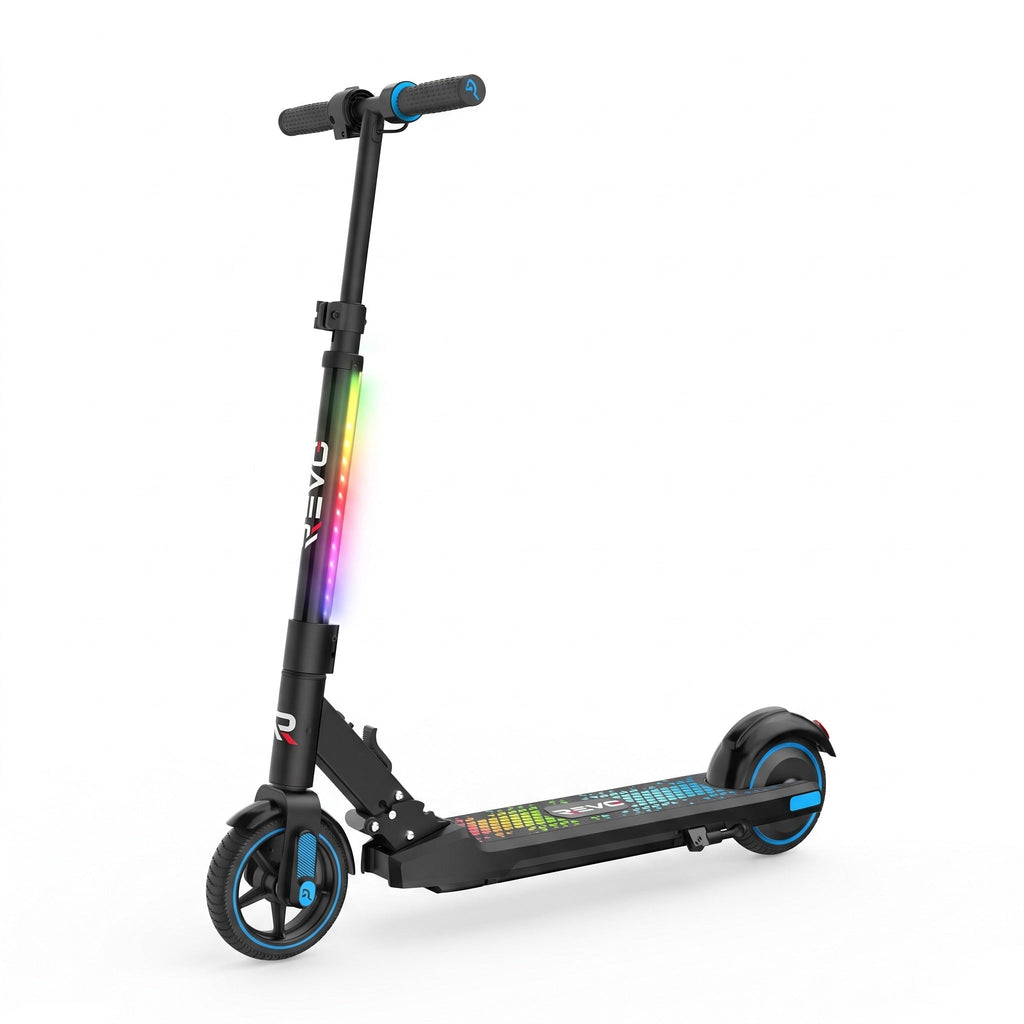 Trottinette électrique enfant REVO Spark 15 – 150 W – 3 vitesses – Jusqu'à 15 km/h – Autonomie 8 km
