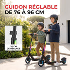 Trottinette électrique enfant REVO Spark 15 – 150 W – 3 vitesses – Jusqu'à 15 km/h – Autonomie 8 km