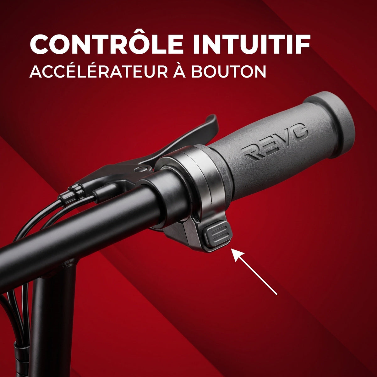 Trottinette électrique pour enfant REVO Junior 85 – 85 W – Jusqu’à 16 km/h – Batterie 12 V – Dès 8 ans