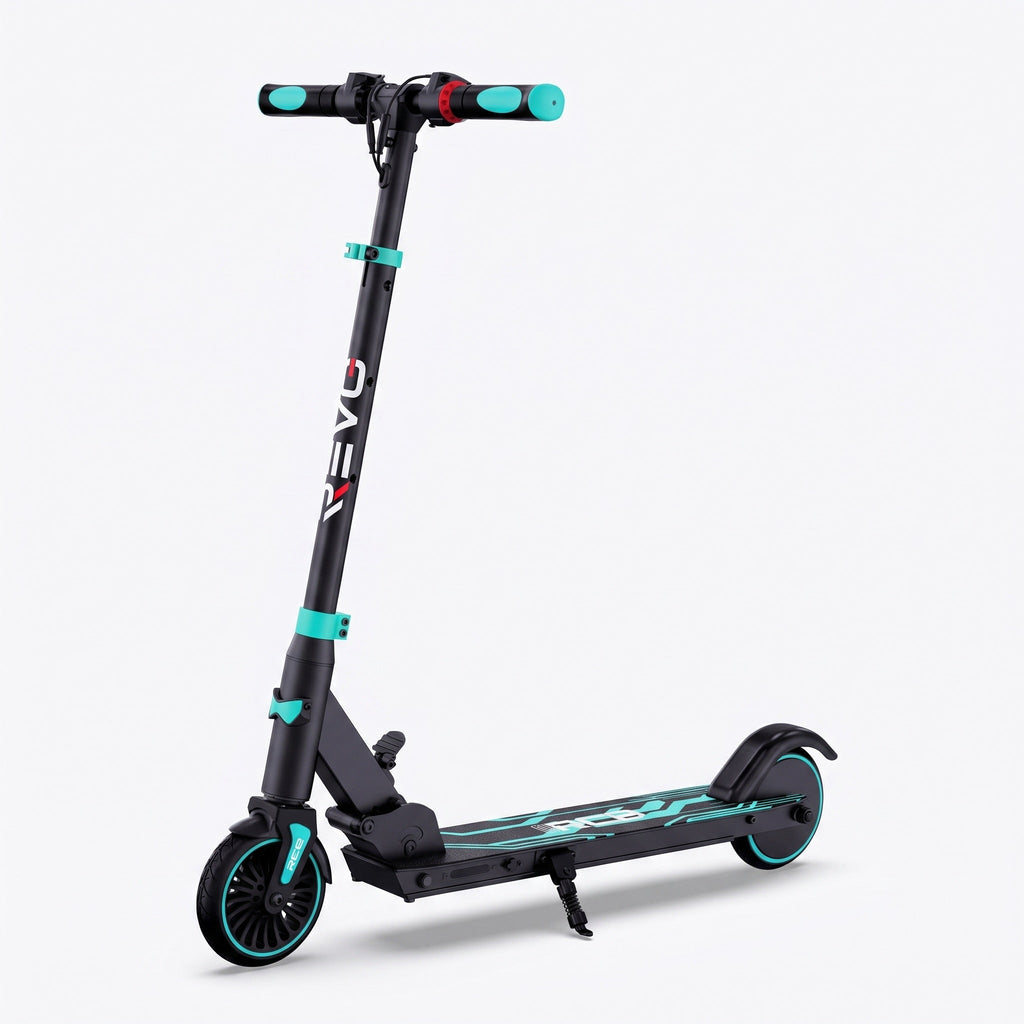 Trottinette électrique pour enfant REVO MiniRide 250 – 250 W – Jusqu’à 20 km/h – Autonomie jusqu’à 16 km – Pliable