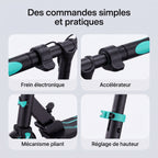 Trottinette électrique pour enfant REVO MiniRide 250 – 250 W – Jusqu’à 20 km/h – Autonomie jusqu’à 16 km – Pliable