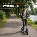 Trottinette électrique pour enfant REVO MiniRide 250 – 250 W – Jusqu’à 20 km/h – Autonomie jusqu’à 16 km – Pliable