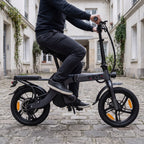 Draisienne électrique pliable REVO Velix 16 – Roues 16" – Batterie amovible 10,4 Ah – Freins à disque avant & arrière