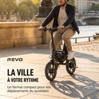 Draisienne électrique REVO UrbanRide 14 – 350 W – 25 km/h – Roues 14" – Bluetooth – Pliable