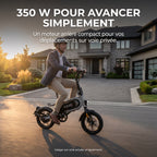 Draisienne électrique REVO Glide 14 – 350 W – Autonomie jusqu'à 15 km – Roues 14″ – Batterie amovible 36 V 5,2 Ah