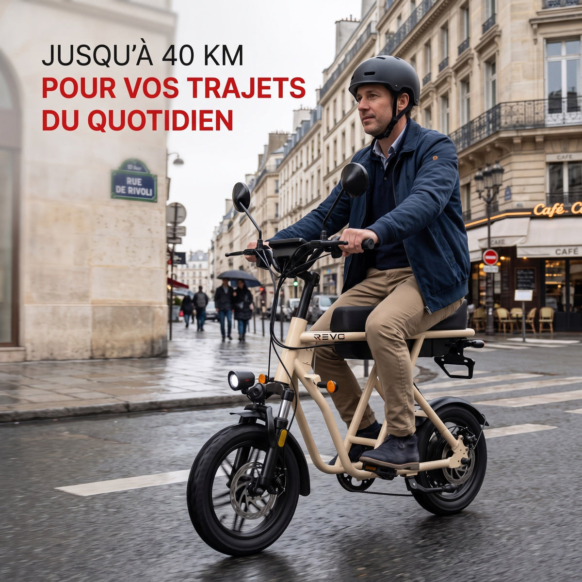 Draisienne électrique REVO Rove 14 – 350 W – Autonomie jusqu’à 40 km – Roues 14" – Batterie amovible 468 Wh
