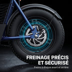 Draisienne électrique REVO Helix 16 – 400 W – Autonomie jusqu’à 30 km – Roues Fat 16" – Double frein à disque
