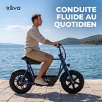 Draisienne électrique REVO Helix 16 – 400 W – Autonomie jusqu’à 30 km – Roues Fat 16" – Double frein à disque