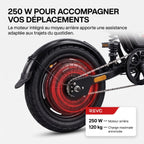 Draisienne électrique pliable REVO Foldix 14 – 250 W – Batterie 36 V 12 Ah – Autonomie jusqu’à 50 km – Application – Roues 14"