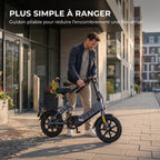 Draisienne électrique REVO Nexo 14 – Pneus 14" – Double frein à disque – Pliable – Charge 120 kg