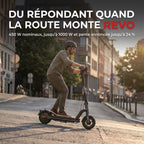 Trottinette Électrique REVO Roam 65 – 1000 W Max – Autonomie jusqu’à 65 km – Batterie 46,8 V 12,5 Ah – Pneus Tout-Terrain 10,5″ & Application