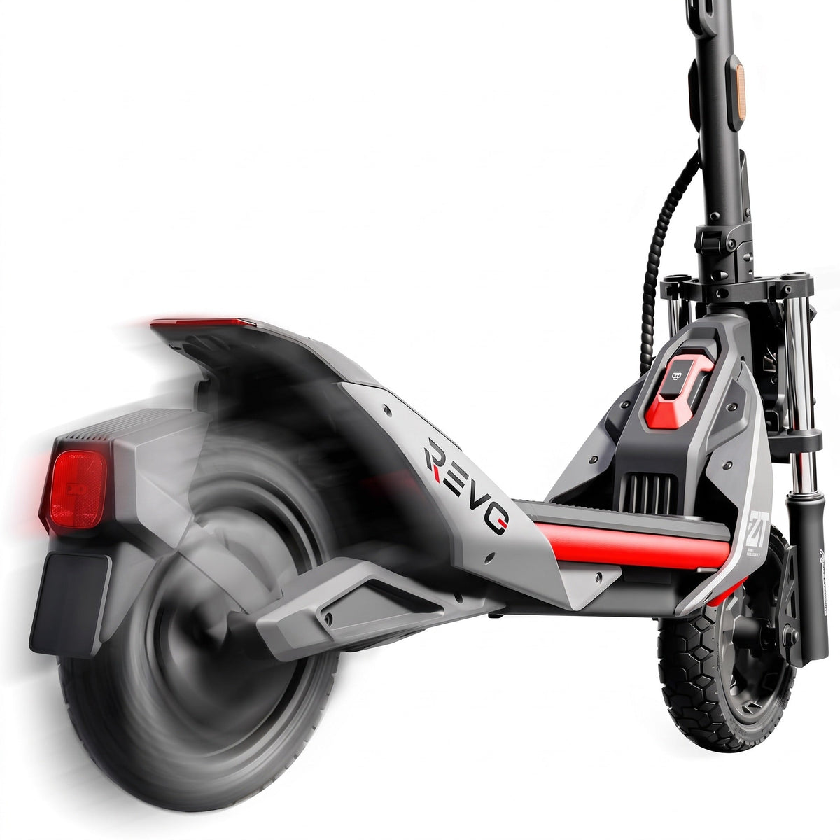 Trottinette électrique REVO Vanguard 11 – 25 km/h – Pneus tout-terrain 11″ – Double suspension – Charge 120 kg