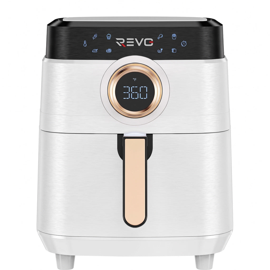 Airfryer REVO Savoris 1700 – Friteuse à air 1700 W – 8 préréglages – Écran tactile – Blanc